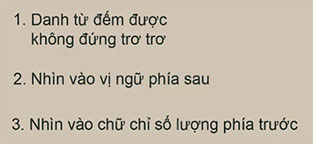 3 cách phân biệt danh từ số ít - số nhiều