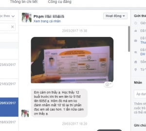 Từ 515 lên 605 sau 12 buổi
