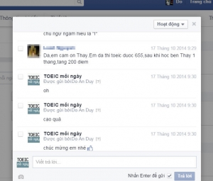 Tăng 200 điểm sau 1 tháng