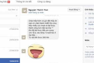 Từ 420 lên 500 sau 13 buổi
