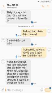 Tăng 105 điểm sau 2 tuần