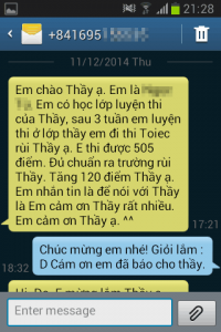Tăng 120 điểm sau 3 tuần