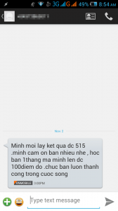 Tăng 100 điểm sau 1 tháng
