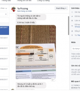 Từ mất căn bản lên 570 sau 2 tuần