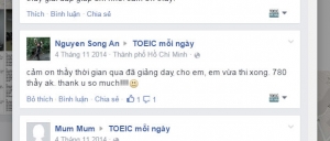 Đạt 780 điểm