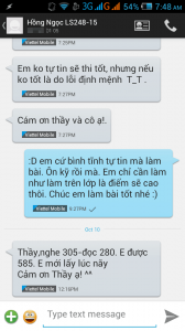 Đạt 585 điểm