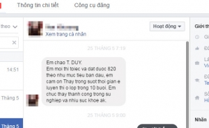 Đạt 820 điểm sau 10 buổi